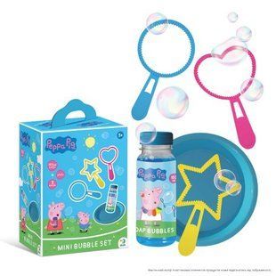 Набор мыльных пузырей "Peppa Pig", 150 мл, миска, 3 рамки