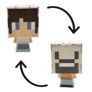 Герой-трансформер "Майнкрафт/MINECRAFT" (НОТЧ) на планшете