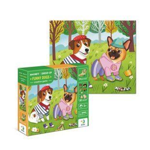 Магнитная игра &laquo;Одевалка: Забавные псы&raquo;