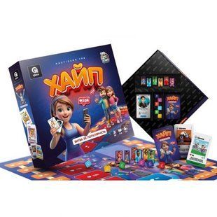 Настольная игра "Хайп. Битва за популярность", укр