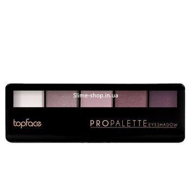 Палітра тіней для повік 5 кольорів Тopface Pro Palette, № 05
