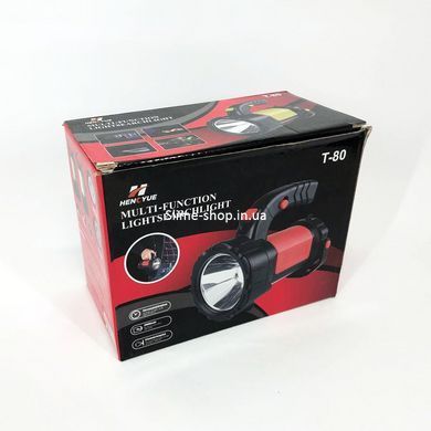 Фонарь кемпинговый светодиодный T80C-5W+COB, Фонарик лампа для кемпинга с WK-791 power bank