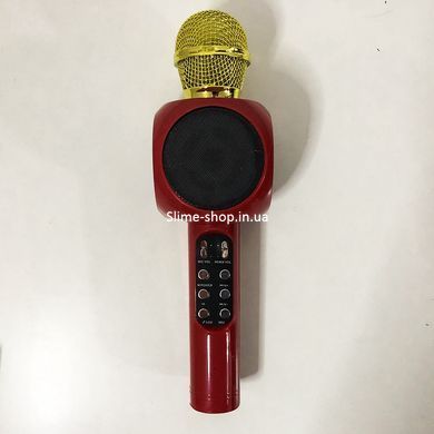 Беспроводной микрофон караоке bluetooth WSTER WS-1816. OD-408 Цвет: красный