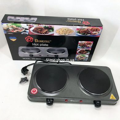 Плита бытовая переносная Domotec MS-5822 2000 Вт, Комфорочная электроплита, KG-546 Плита бытовая