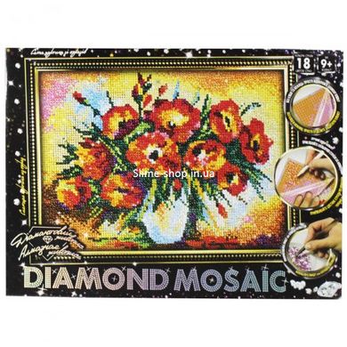 Алмазна мозаїка "DIAMOND MOSAIC. Маки"