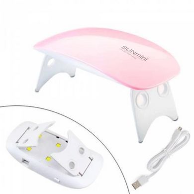 Led лампа для сушіння гель-лаків 6W LED UF SUN mini, Сушарка нігтів сушіння, Сушарка гель RG-427 манікюр лаку