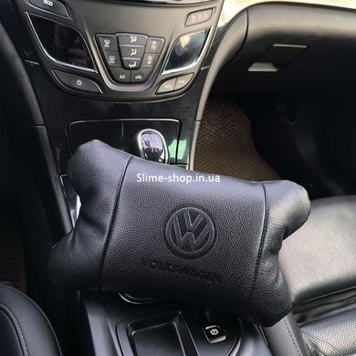 Набор кожаных подушек 2шт - Volkswagen на подголовник в машину, TB-302 Автомобильная подушка