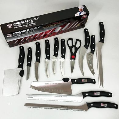 Хороші ножі для кухарів Contour Pro Knives 13, Набір литих кухонних ножів, Нержавіючий BA-186 кухонний ніж