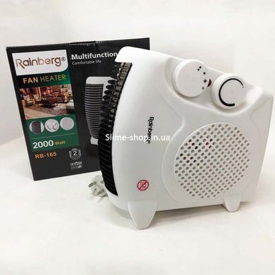 Качественный бытовой тепловентилятор обогреватель RAINBERG QA-454 RB-165 дуйчик