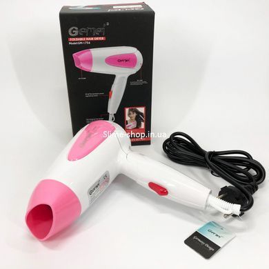 Хороший електричний фен Gemei GM-1756 1200 Вт, Фен для волосся дбайливий, Фен для ZG-173 жорсткого волосся