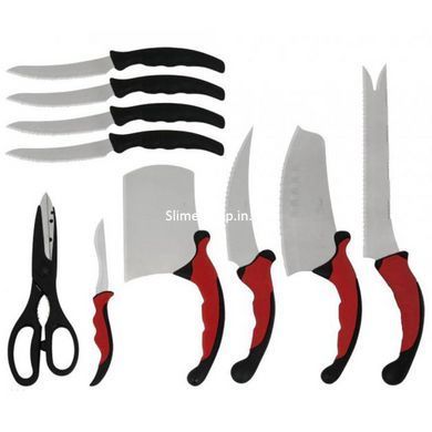 Хороші ножі для кухарів Contour Pro Knives 13, Набір литих кухонних ножів, Нержавіючий BA-186 кухонний ніж