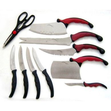 Хороші ножі для кухарів Contour Pro Knives 13, Набір литих кухонних ножів, Нержавіючий BA-186 кухонний ніж