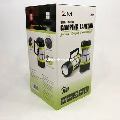 Ліхтарик лампа для кемпінгу з power bank 910-LED+COB, Ударостійка лампа-ліхтар KE-451 для кемпінгу