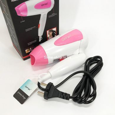 Хороший електричний фен Gemei GM-1756 1200 Вт, Фен для волосся дбайливий, Фен для ZG-173 жорсткого волосся
