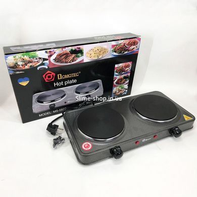 Плита бытовая переносная Domotec MS-5822 2000 Вт, Комфорочная электроплита, KG-546 Плита бытовая
