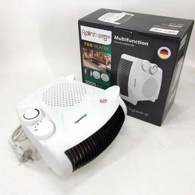 Качественный бытовой тепловентилятор обогреватель RAINBERG QA-454 RB-165 дуйчик