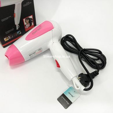 Хороший електричний фен Gemei GM-1756 1200 Вт, Фен для волосся дбайливий, Фен для ZG-173 жорсткого волосся
