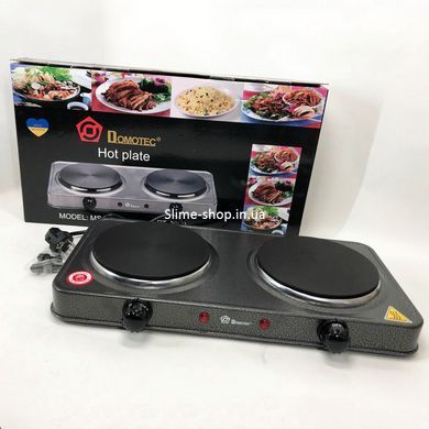 Плита бытовая переносная Domotec MS-5822 2000 Вт, Комфорочная электроплита, KG-546 Плита бытовая