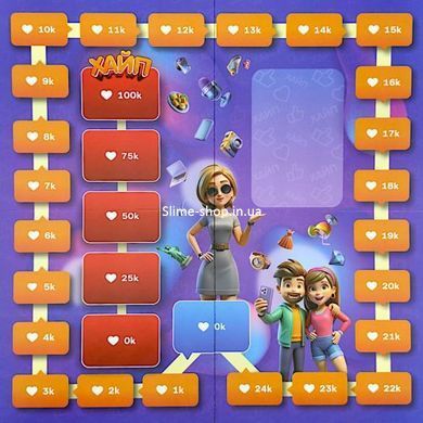 Настольная игра "Хайп. Битва за популярность", укр