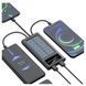 Power Bank Solar Smart 1015 зарядний пристрій на сонячній батареї 20000mAh з індикатором LR-164 заряду Чорний