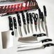 Хороші ножі для кухарів Contour Pro Knives 13, Набір литих кухонних ножів, Нержавіючий BA-186 кухонний ніж