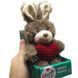 Мягкая игрушка "Plush and Co. ЗАЙЧИК" (КОРИЧНЕВЫЙ) 16 см с ушками