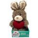 Мягкая игрушка "Plush and Co. ЗАЙЧИК" (КОРИЧНЕВЫЙ) 16 см с ушками