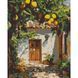 Алмазная мозаика "Лимонный двор" 40х50 см