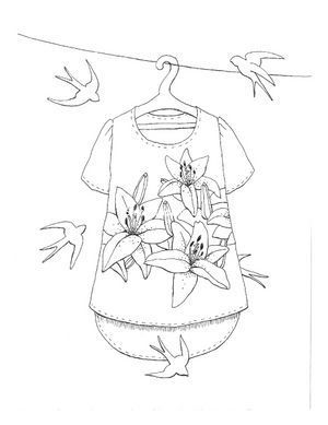Фешн-розмальовка #girls#fashion#flowers (английською мовою)