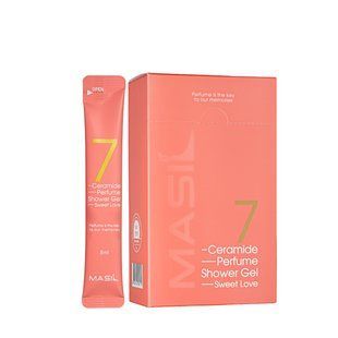 Гель для душа с ароматом ириса Masil 7 Ceramide Perfume Shower Gel Sweet Love, пробник 8 мл