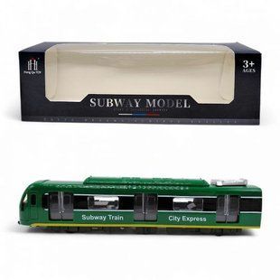 ПОЕЗД МЕТРО "SUBWAY MODEL" (ЗЕЛЕНЫЙ)