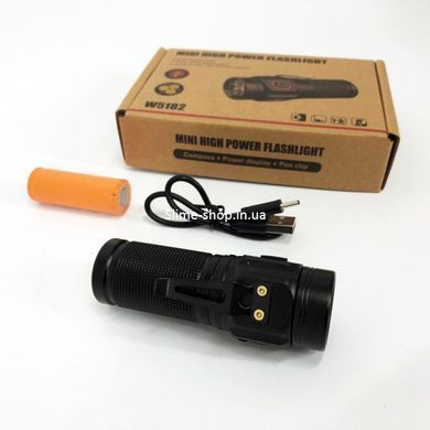 Фонарик на все случаи W5182-3XHP360, Фонарь аккумуляторный светодиодный мощный, Ручной RY-295 фонарик led