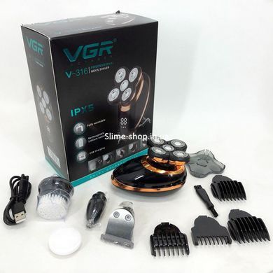 Бритвы для бритья VGR V-316, Бритва для бороды, Многофункциональная машинка для LU-339 стрижки бороды