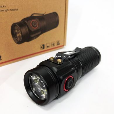 Фонарик на все случаи W5182-3XHP360, Фонарь аккумуляторный светодиодный мощный, Ручной RY-295 фонарик led