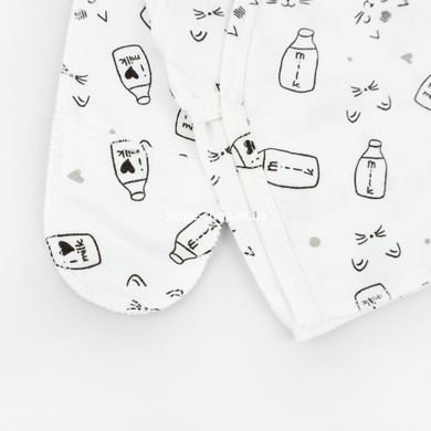 Комплект с чепчиком для новорожденных Milk из футера