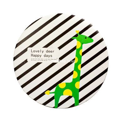 Зеркало карманное косметическое Cosmetic Mirror Lovely deer Happy days двойное круглое