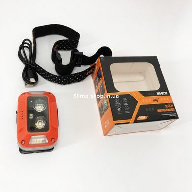 Мощный налобный фонарь для рыбалки WH-0218-XPG(white+yellow)+SMD(red), Налобный BE-327 фонарь яркий