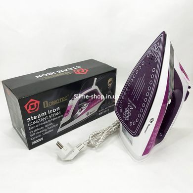 Паровой утюг-очиститель Domotec MS 2201 2200W, Паровой утюг для одежды от сети, Паровая утюг SD-240 для вещей