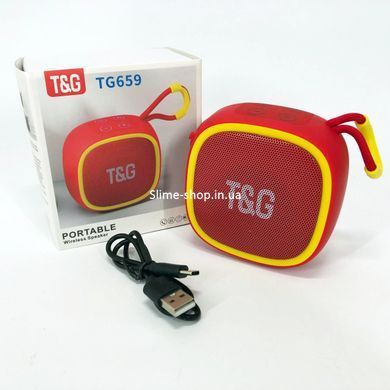Блютуз колонка с подсветкой TG659, Блютуз акустика с радио, Блютуз колонка DE-938 с радио