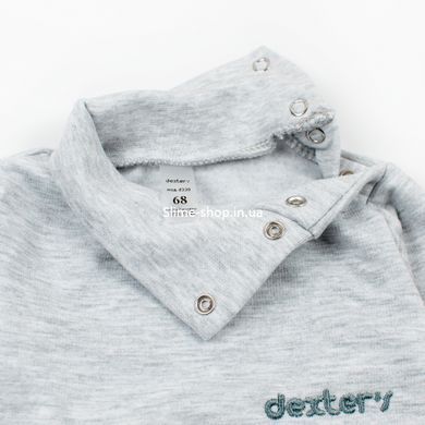 Боді для малечі з футеру сірий Dexter`s
