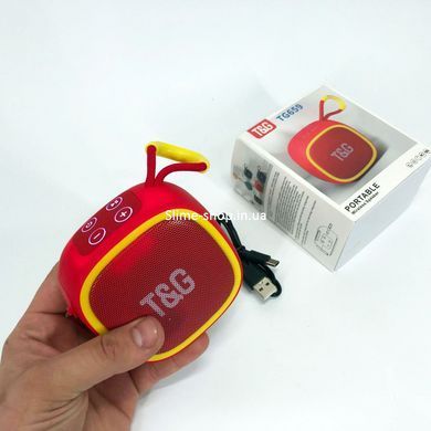 Блютуз колонка с подсветкой TG659, Блютуз акустика с радио, Блютуз колонка DE-938 с радио