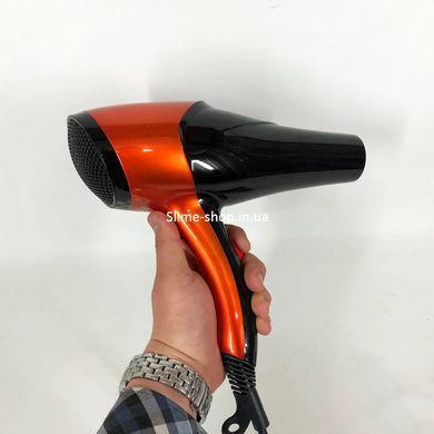 Фен дорожній GEMEI GM-1766 2.6 кВт, Зручний електричний фен, Фен дорожній CW-586 для укладання