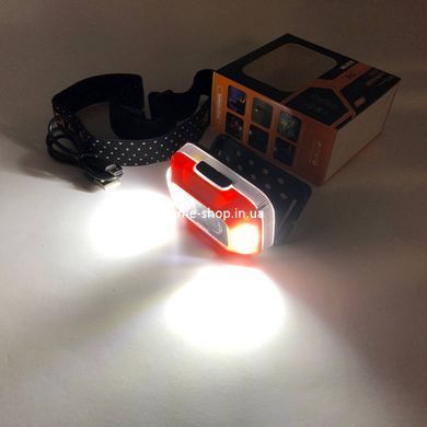 Мощный налобный фонарь для рыбалки WH-0218-XPG(white+yellow)+SMD(red), Налобный BE-327 фонарь яркий