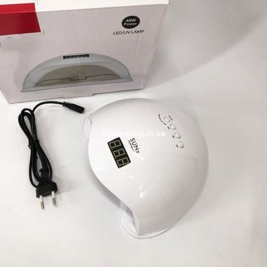 Професійна лампа для нігтів із таймером Sun 5 nail lamp FD93-1, Зручна лампа для BG-224 сушіння гель-лаку