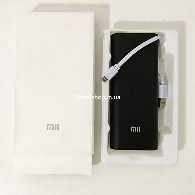 Портативний зарядний пристрій Power Bank павербанк 16000/6000 MI M5. SR-316 Колір: чорний