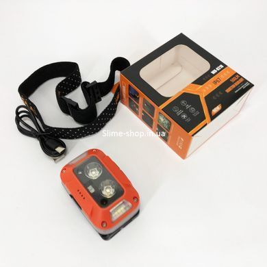 Мощный налобный фонарь для рыбалки WH-0218-XPG(white+yellow)+SMD(red), Налобный BE-327 фонарь яркий