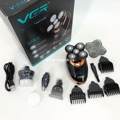 Бритвы для бритья VGR V-316, Бритва для бороды, Многофункциональная машинка для LU-339 стрижки бороды