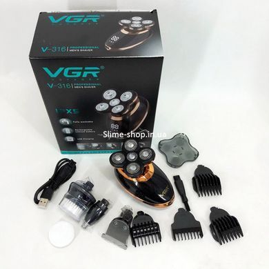 Бритвы для бритья VGR V-316, Бритва для бороды, Многофункциональная машинка для LU-339 стрижки бороды