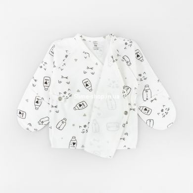 Комплект с чепчиком для новорожденных Milk из футера