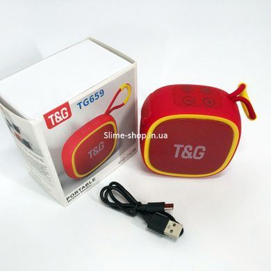 Блютуз колонка с подсветкой TG659, Блютуз акустика с радио, Блютуз колонка DE-938 с радио